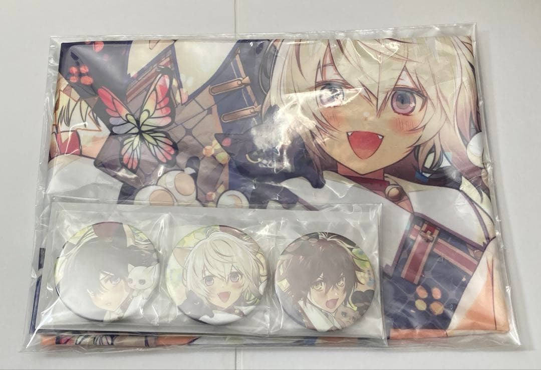 Collar×Malice 冬の市 布ポスター カラマリ 愛時 契 尊 景之