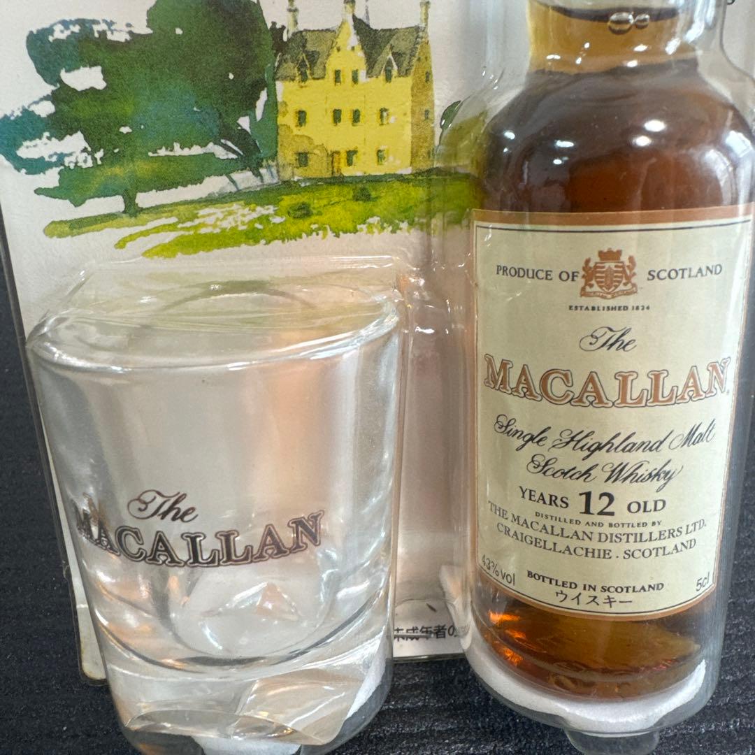 MACALLAN マッカラン 12年 50ml ミニボトル ショットグラス付き ザ
