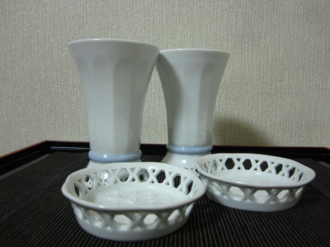 6点◇平戸焼 三川内焼◇十四代 玉泉作◇冷茶・