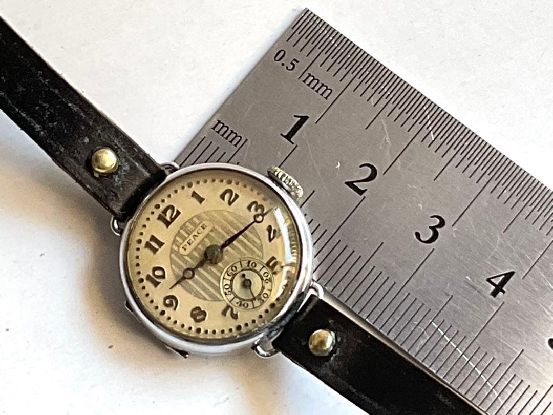 ナ*ナ様 ★玄人マニア用❣️戦前.精工舎別名時計★超珍しい❣️PEACEスモセコ