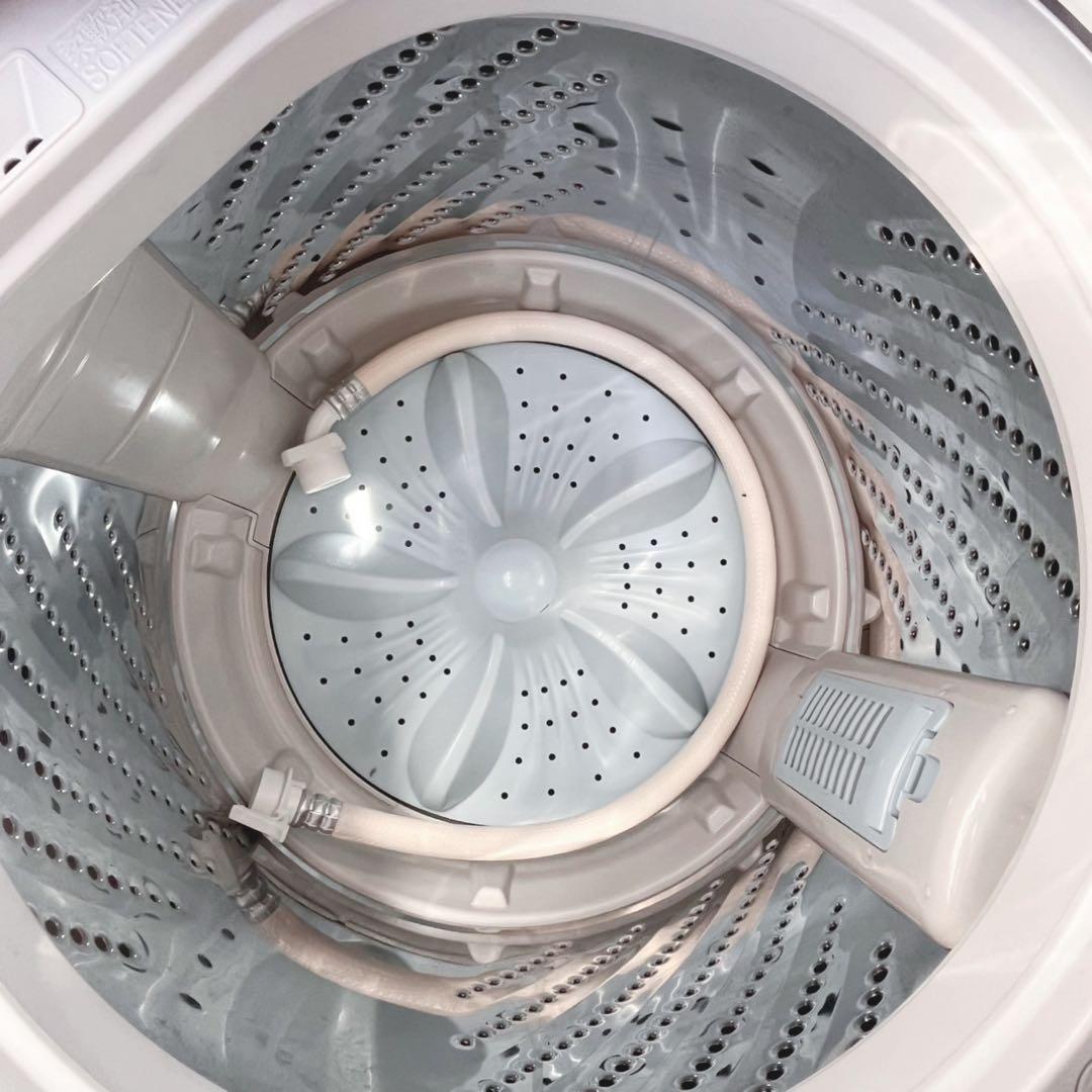 取付無料！高性能おしゃれホワイトAQUA大きめ冷蔵庫洗濯機フラット