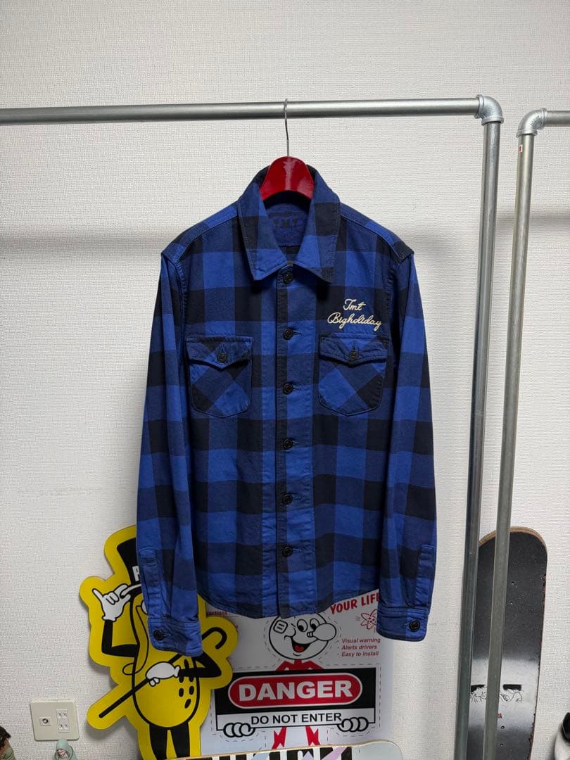 TMT PIECE DYED BUFFALO CHECK SHIRTS Lサイズ