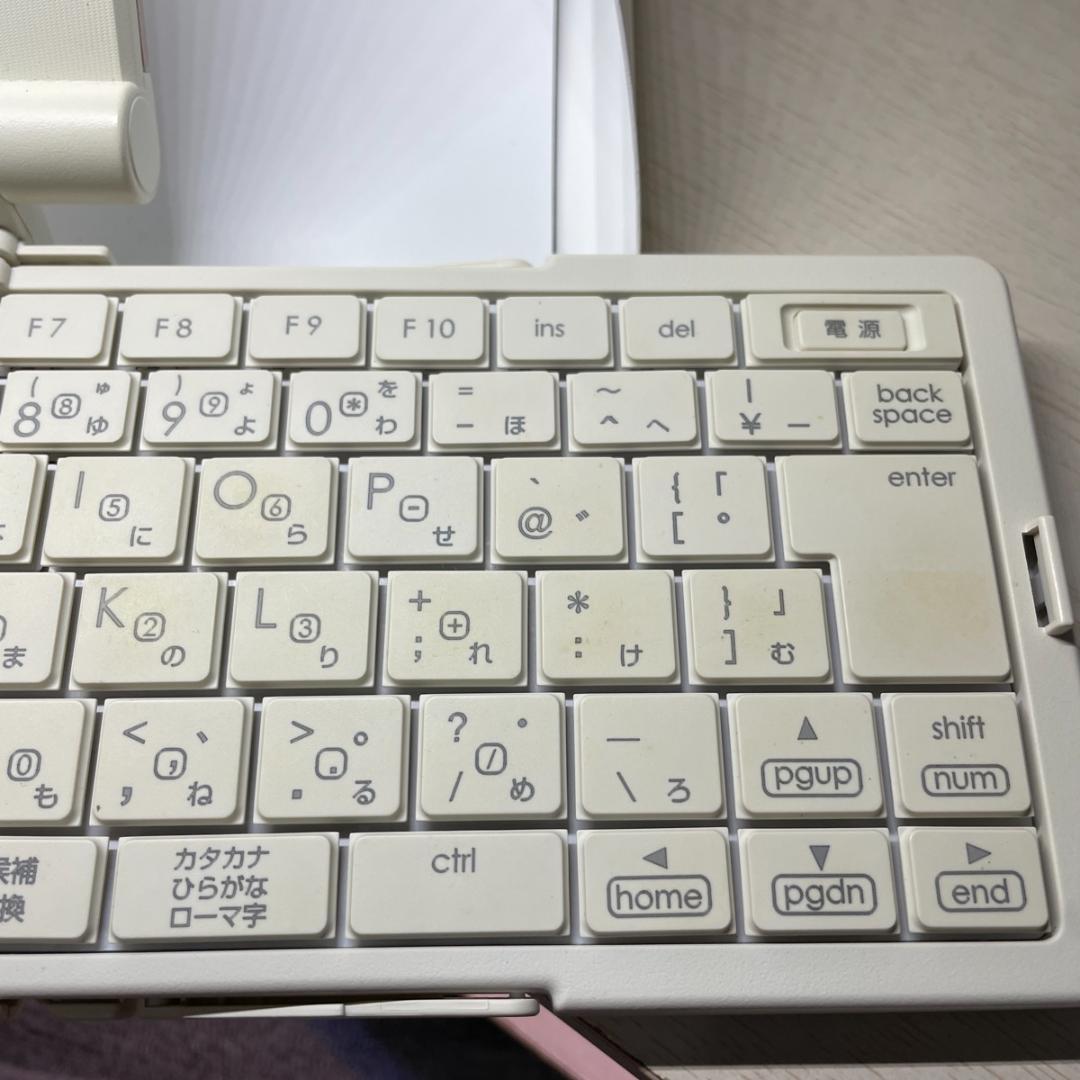 【個人出品】KING JIM ポメラ DM5 ポータブル折りたたみ ゴールド