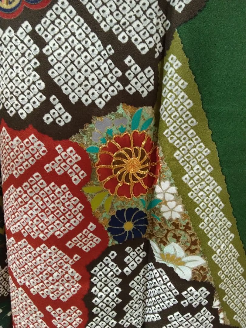 お値下】振袖フルセット、正絹成人式、重ね衿、帯揚げ帯締め、西陣袋帯