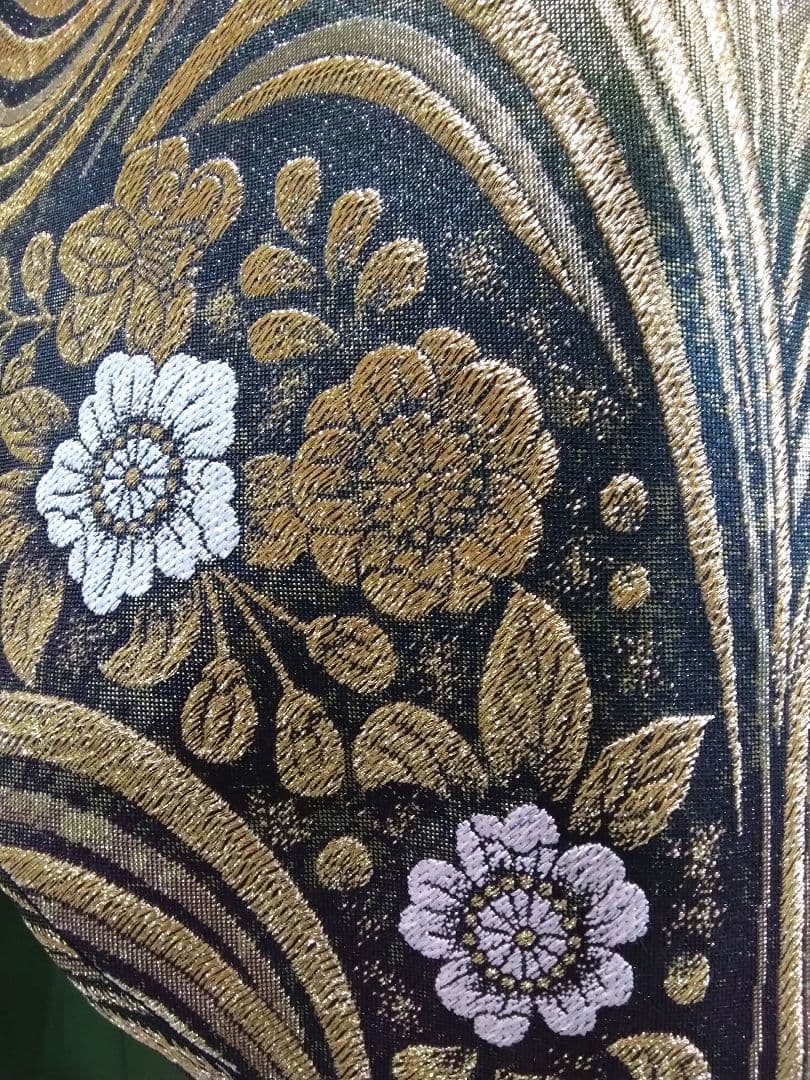 お値下】振袖フルセット、正絹成人式、重ね衿、帯揚げ帯締め、西陣袋帯