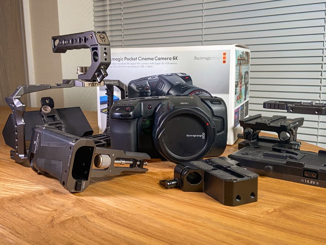 BMPCC6K （EFマウント） TILTAケージ Vマウント 他フルセット