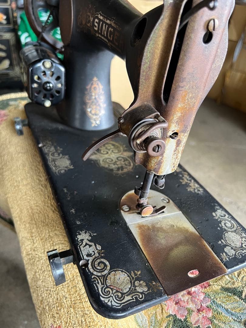 SINGER 古いミシン アンティークミシン 骨董品 インテリア