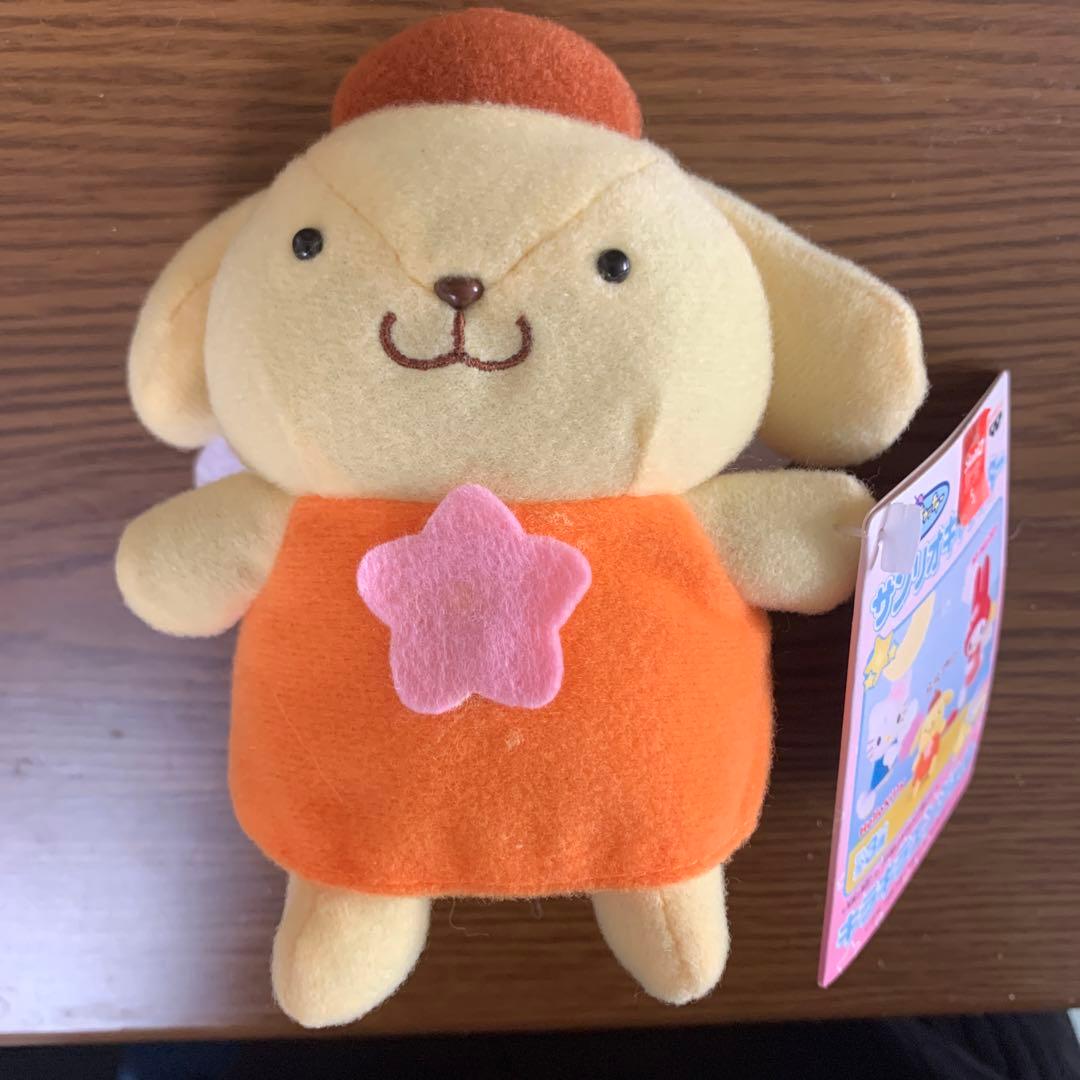 エンジェル　ポムポムプリン　天使　マスコット　ぬいぐるみ　バンプレスト