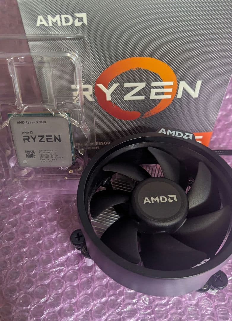AMD Ryzen 5 3600 CPU + クーラー
