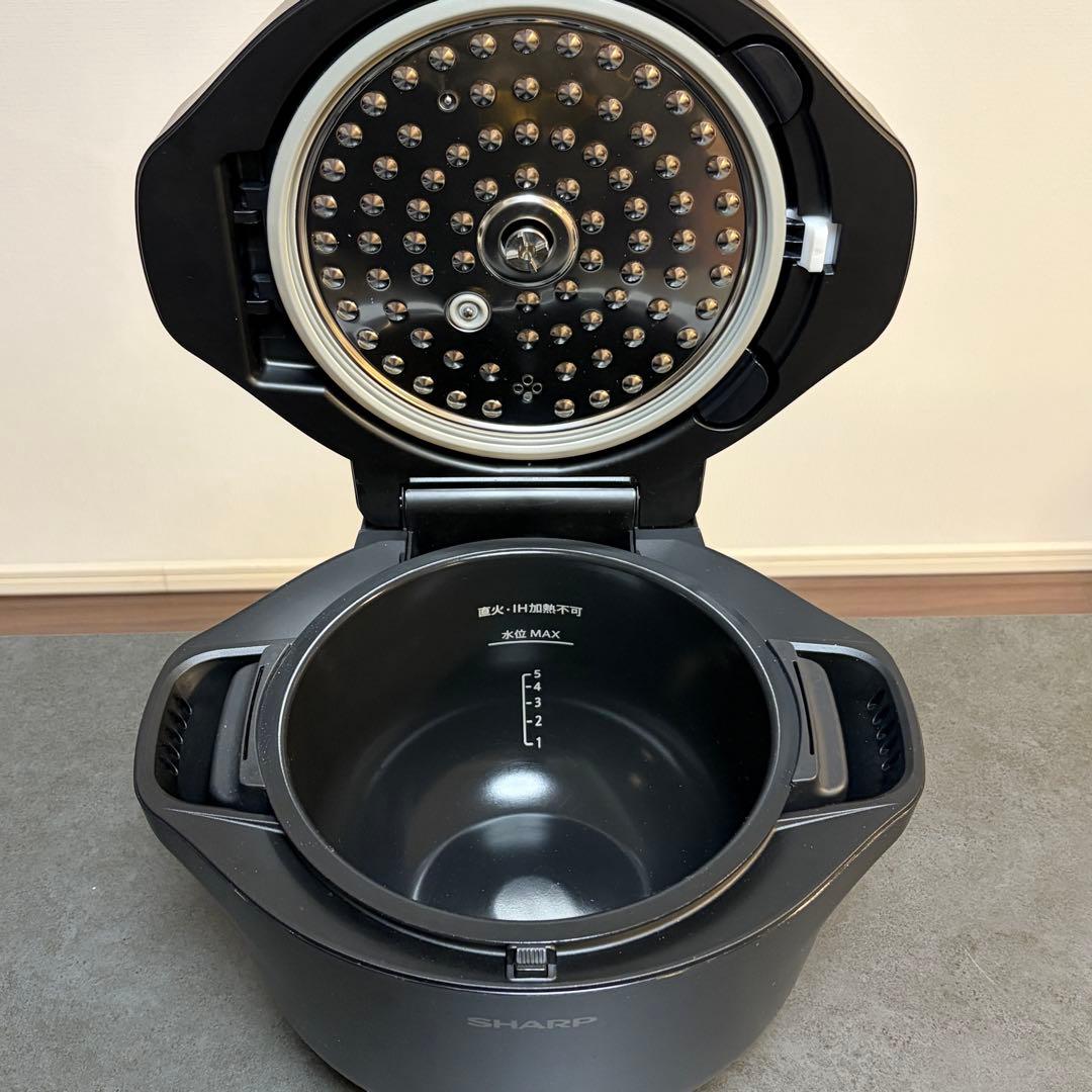 美品　2024年製　SHARP ホットクック KN-HW24G-B