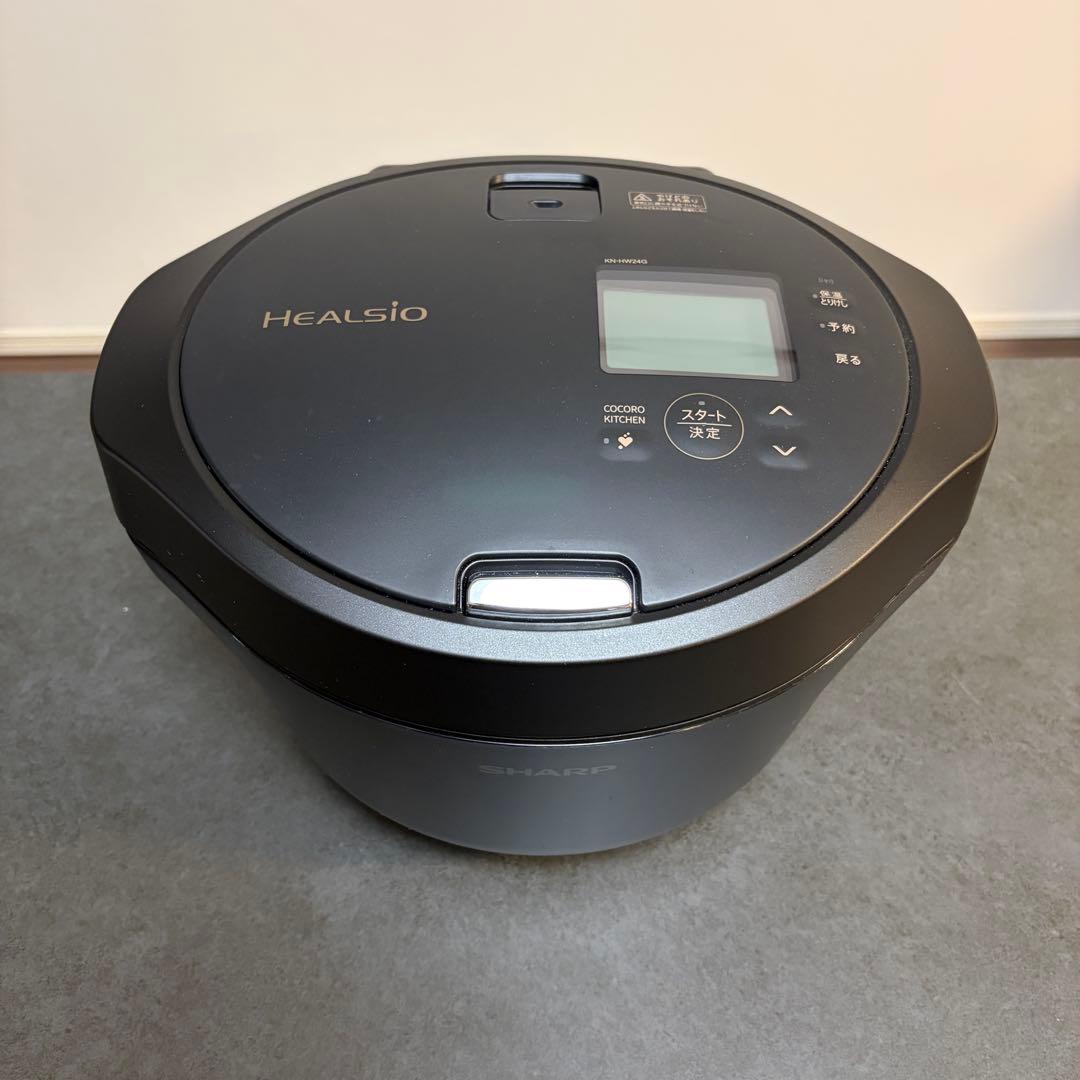 美品　2024年製　SHARP ホットクック KN-HW24G-B