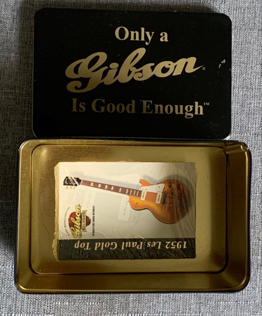 Gibson ギタートレーディングカード、トランプ、コレクタブル缶