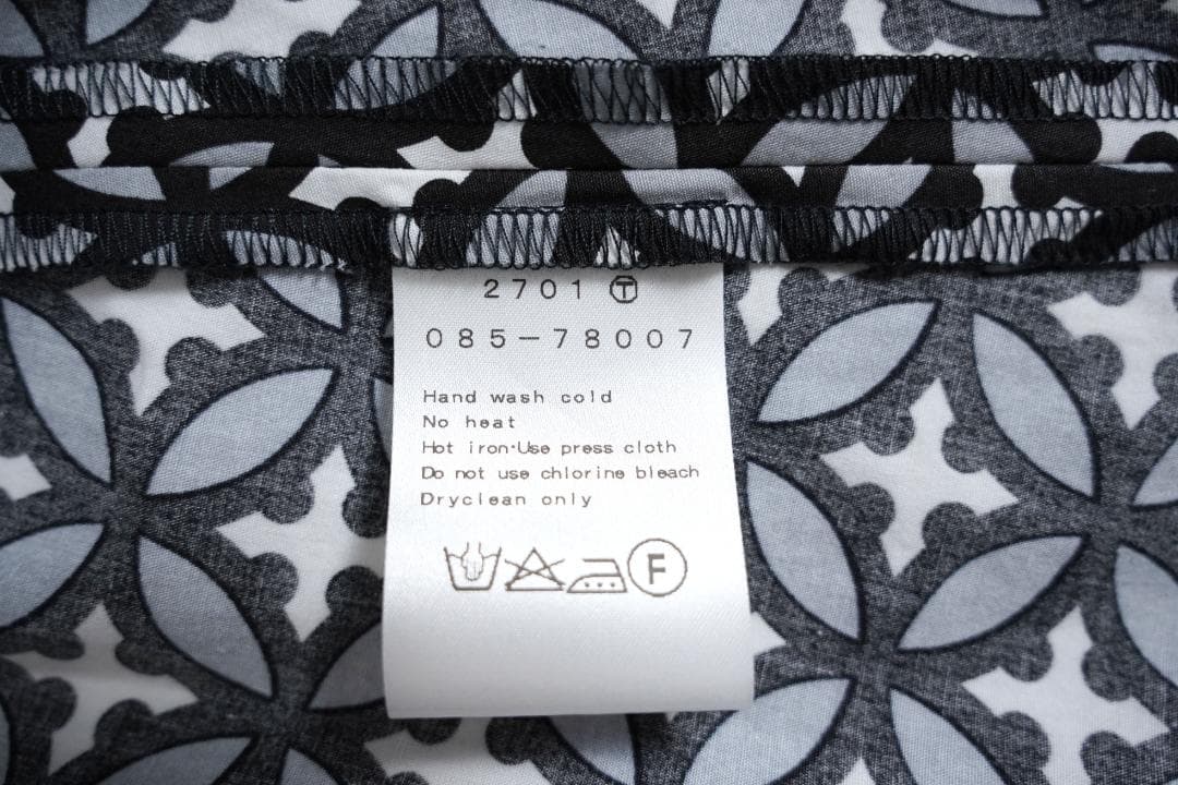 281t*美品 ドレステリア コットン オーバーラップサークルプリントスカート.