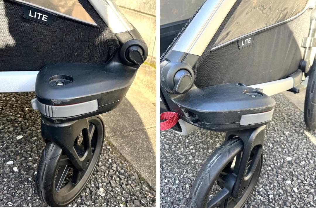 Thule Chariot Lite2チャイルドトレーラー 2人乗り ベビーカー Amazon