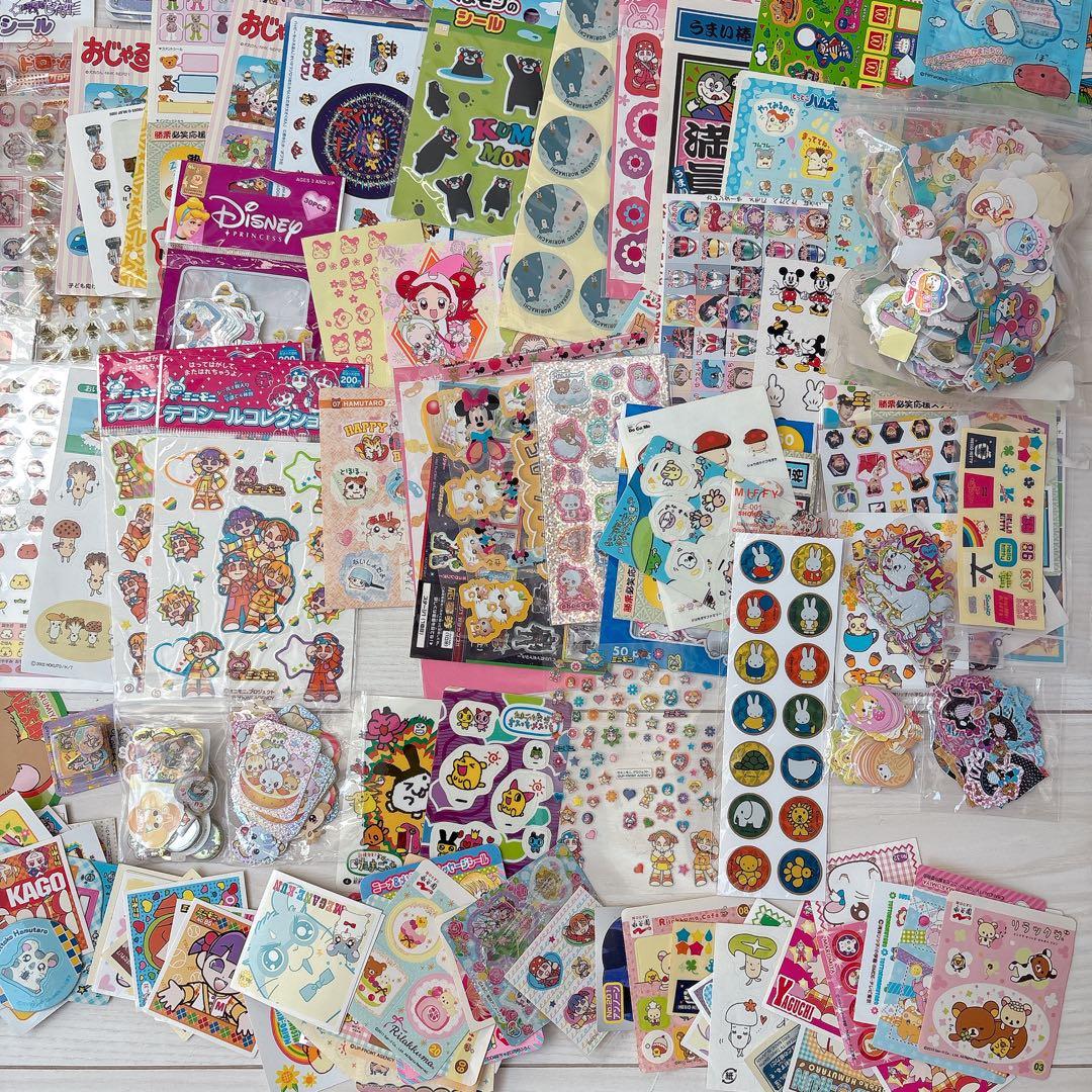 【まとめ売り】平成レトロ♡キャラクターシール　当時物