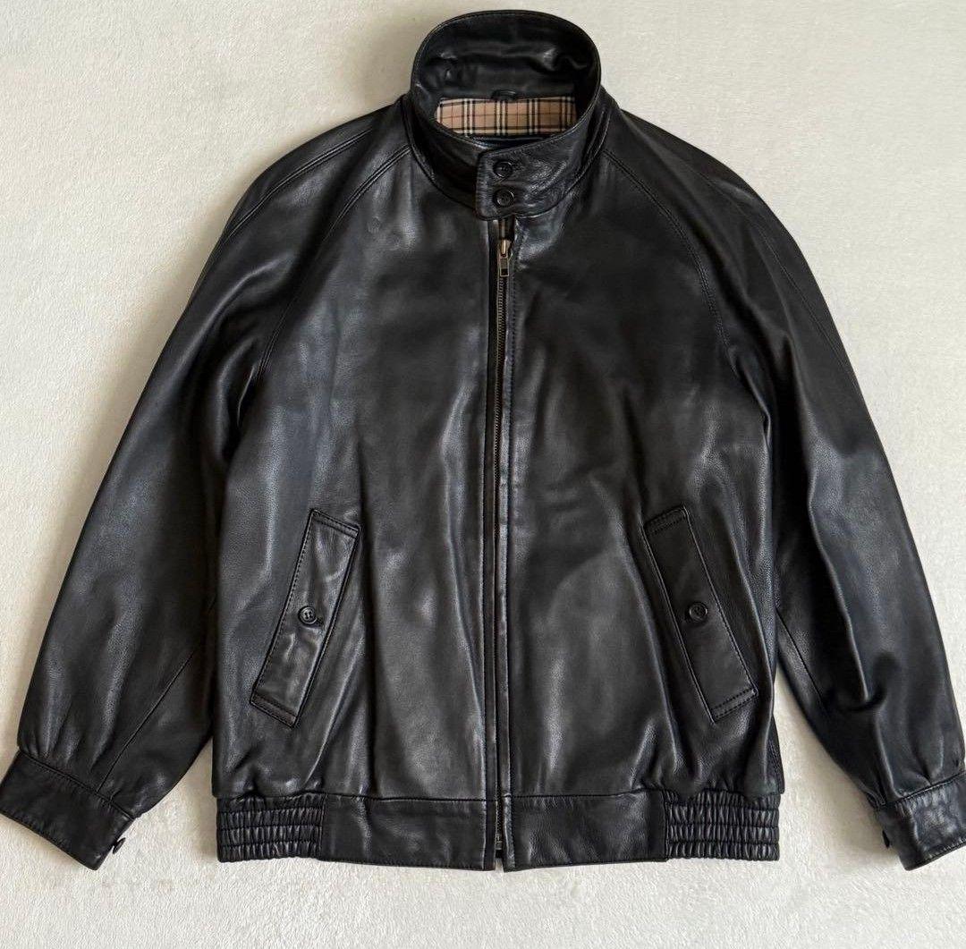 M相当/美品⚫︎OLD GAP ギャップ 牛革 カウレザー レザージャケット 黒