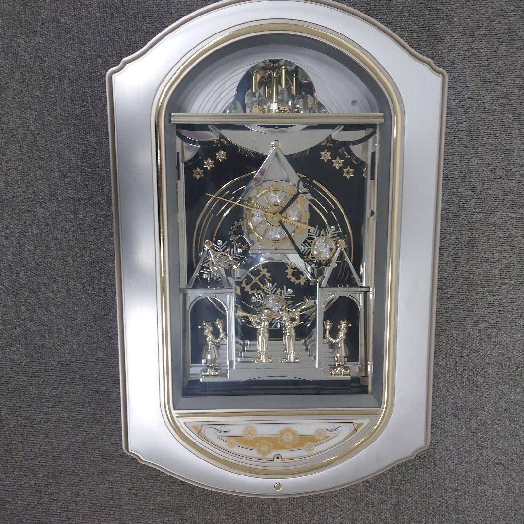 RHYTHM 掛け時計 スモールワールド4MN427RH