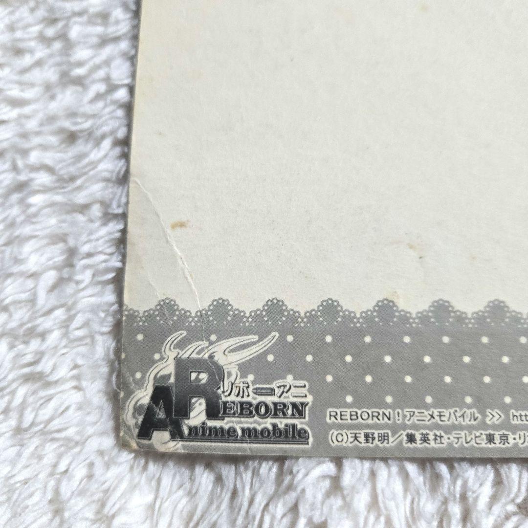 希少 家庭教師ヒットマンREBORN リボアニ ポストカード 雲雀恭弥