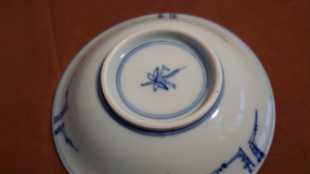 李朝　古染付　白磁　古玩　アンティーク李朝　菓子皿　豆皿　鑑賞陶器　１客