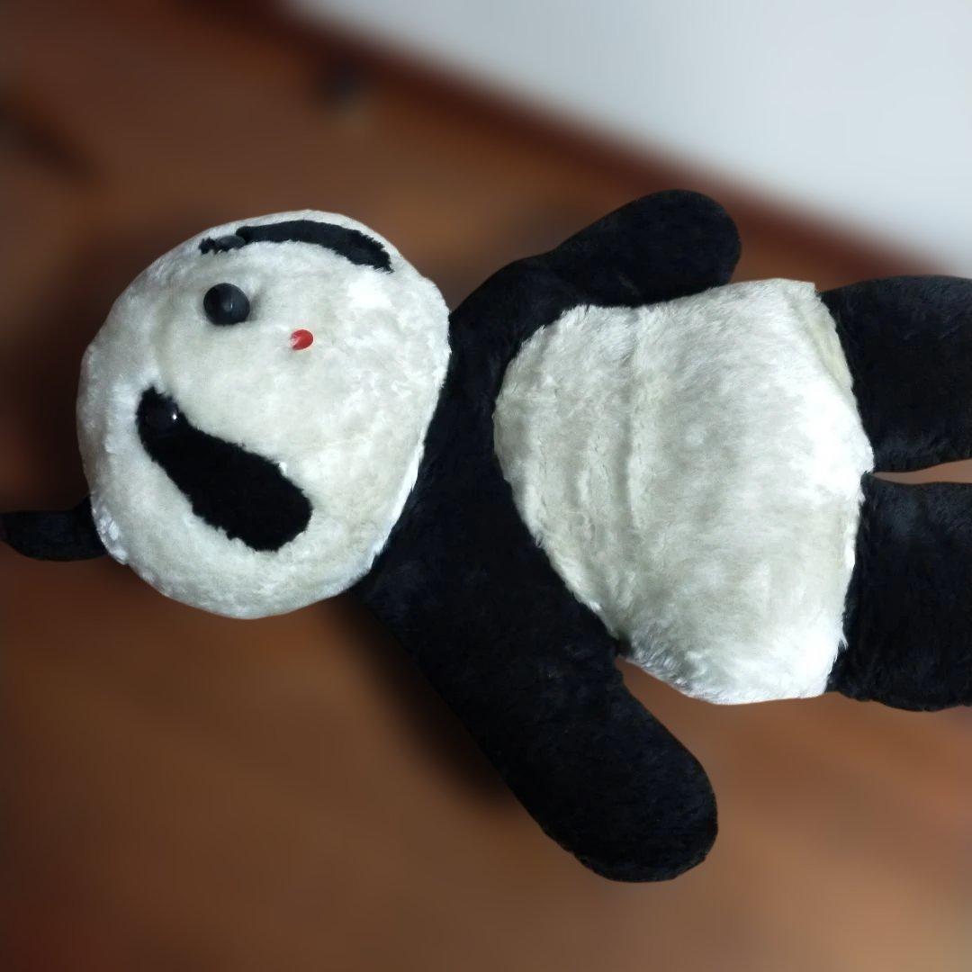 昭和のパンダぬいぐるみ 大きめ