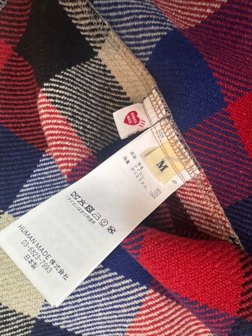 ジャケット・アウター HUMAN MADE WOOl CHECK SHIRT JACKET