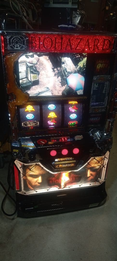 送料込　パチスロ　実機　エンターライズ　バイオハザード5 不要機　家庭用 エンターライズ スマスロ バイオハザード5 中古パチスロ実機 [スマスロ