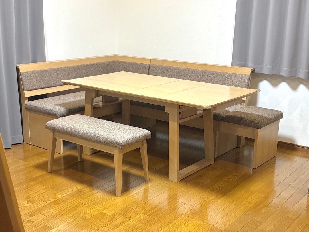 【美品】ダイニングテーブル4点セット【引取り限定】