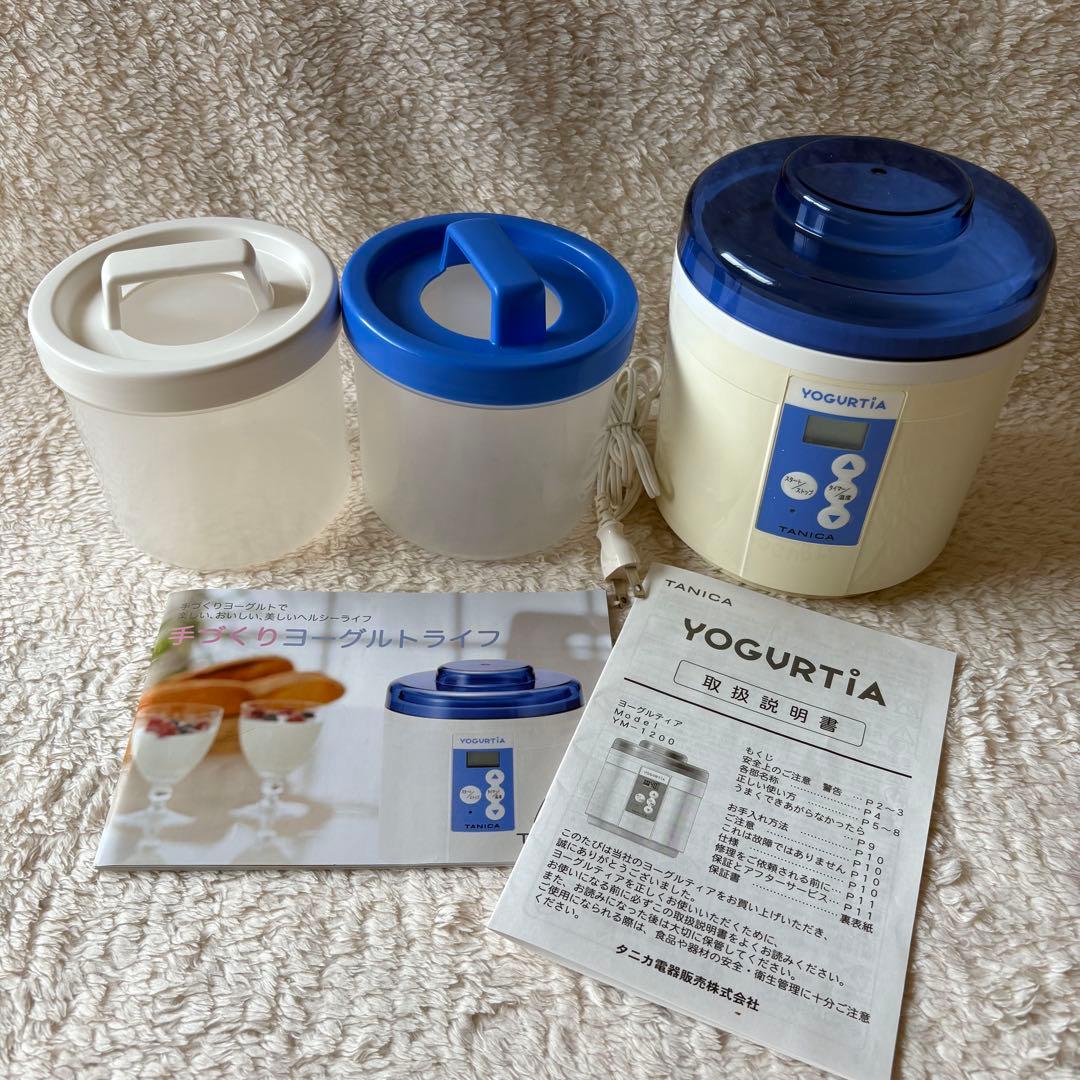 タニカ ヨーグルティア YM-1200 ヨーグルトメーカー 取扱説明書 レシピ