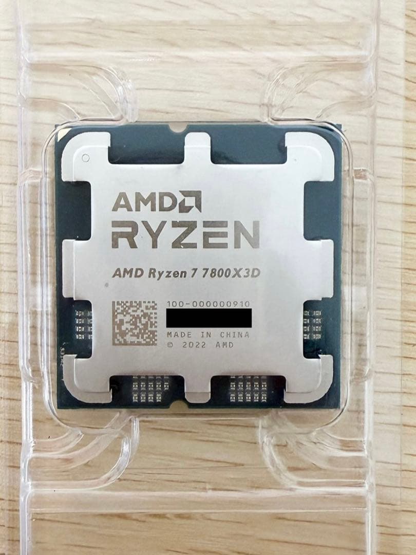 AMD Ryzen 7 7800X3D 新品バルク品 - メルカリ