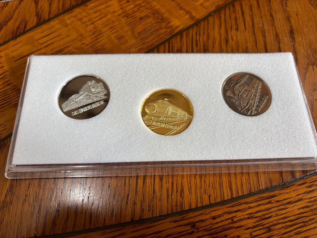 さようなら国鉄 記念メダル3枚セット 1872-1987 ケース付き 鉄道記念品
