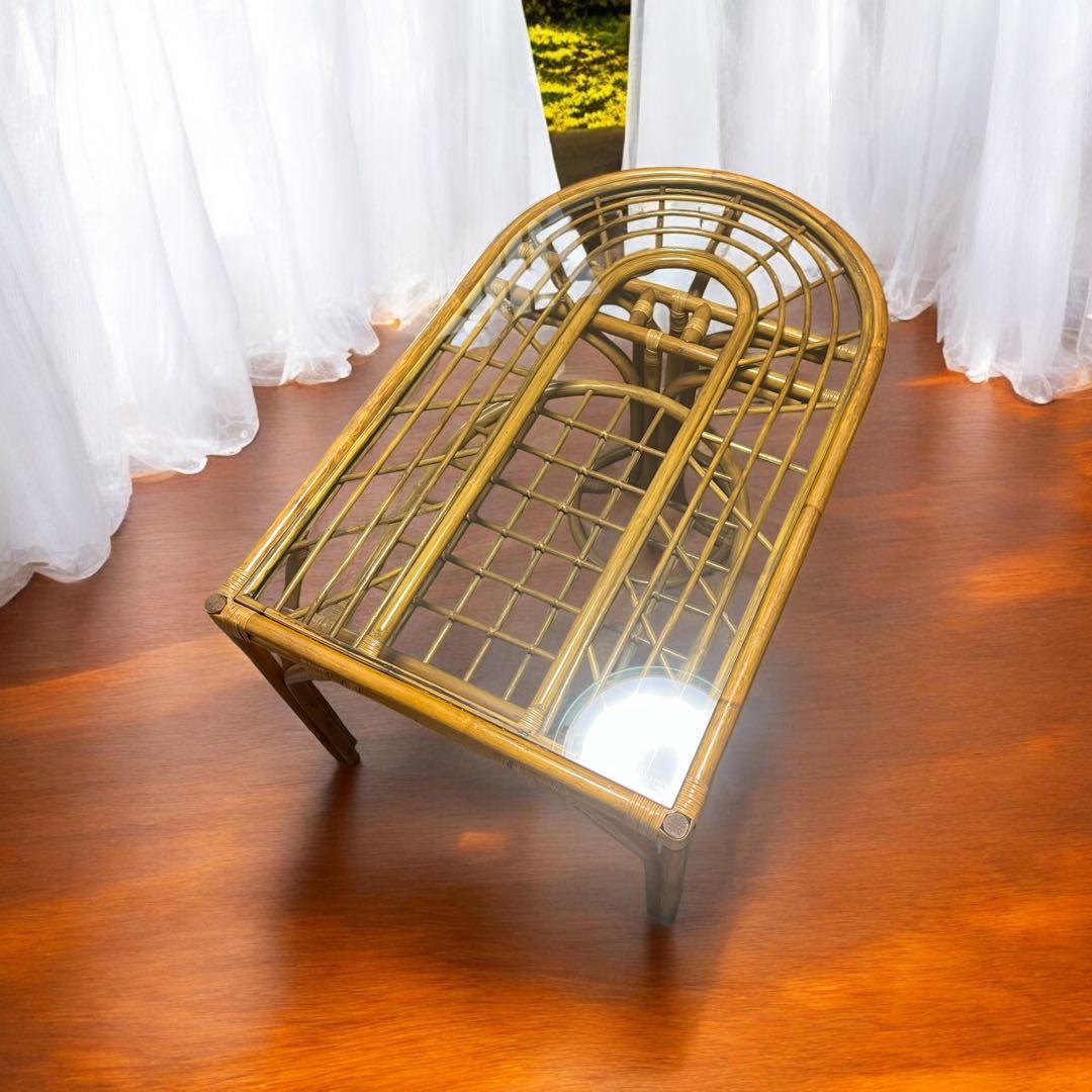 tomato レア❣️ラタン テーブル ダイニングテーブル カウンター