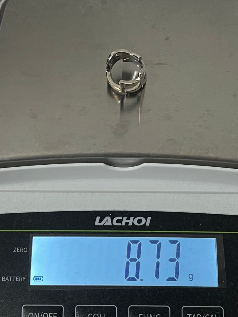 サンローランパリ SAINT LAURENT YSLロゴ リング 12号 メタル