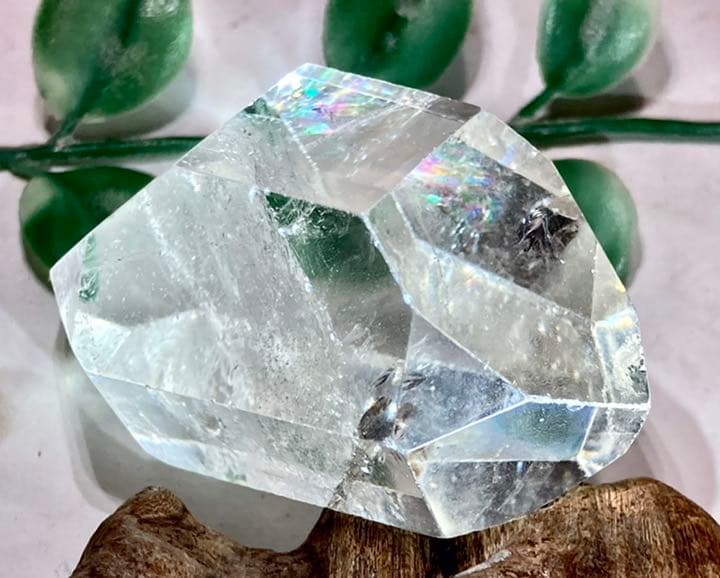 レインボークォーツ✨エンジェルブレッシングクリスタル水晶ダブルポイント