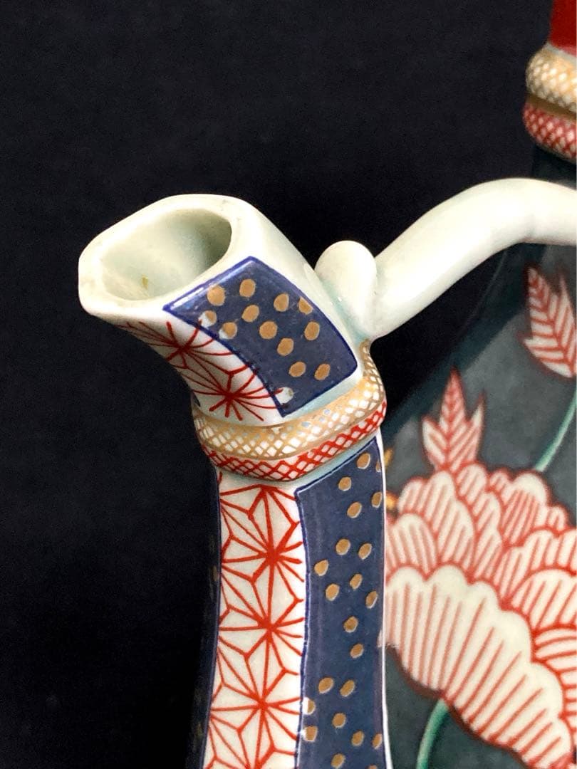 段々値下】伊万里有田焼 林九郎窯 金彩色絵 水差し 酒器 水柱 - メルカリ