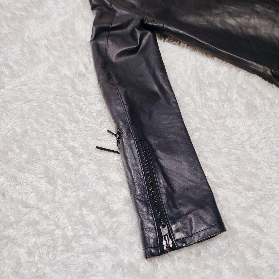 希少!!ホースハイド】 PLEDGE シングルライダース 馬革