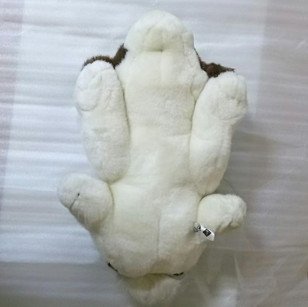 昭和レトロ 平成レトロ 犬 わんちゃん好きに♪伏せたセントバーナードのぬいぐるみ