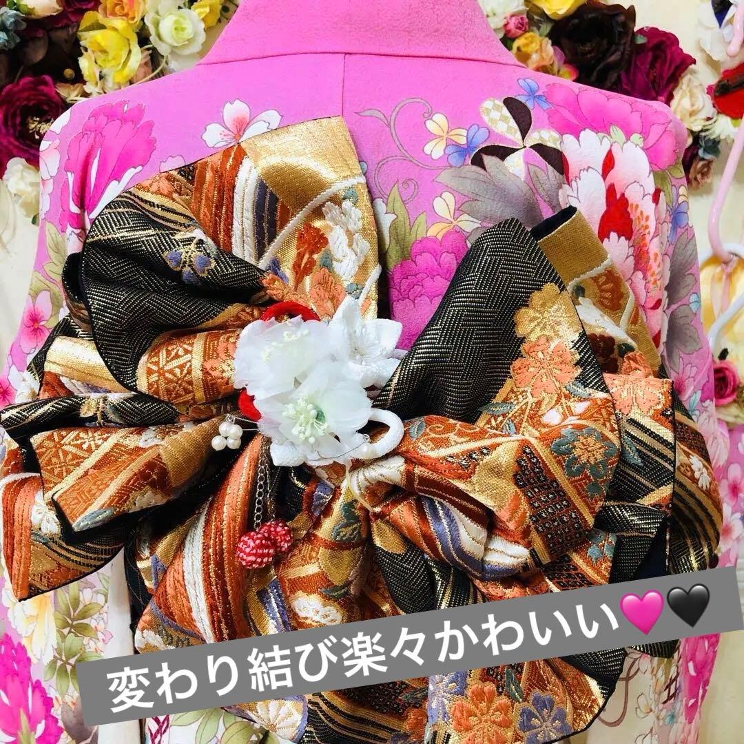 振袖フルセット‼️振袖ブランドLakokuIa❤️白地ピンク花々金彩 小物付