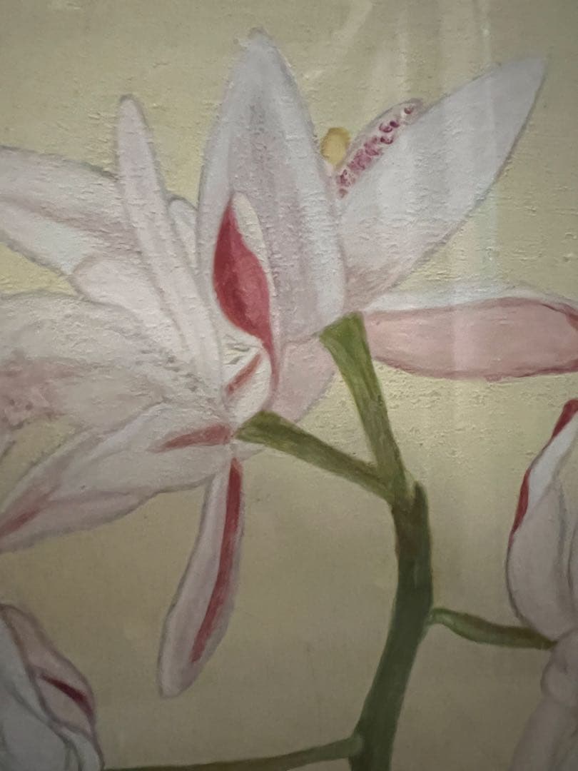 蘭の花 絵画潔子