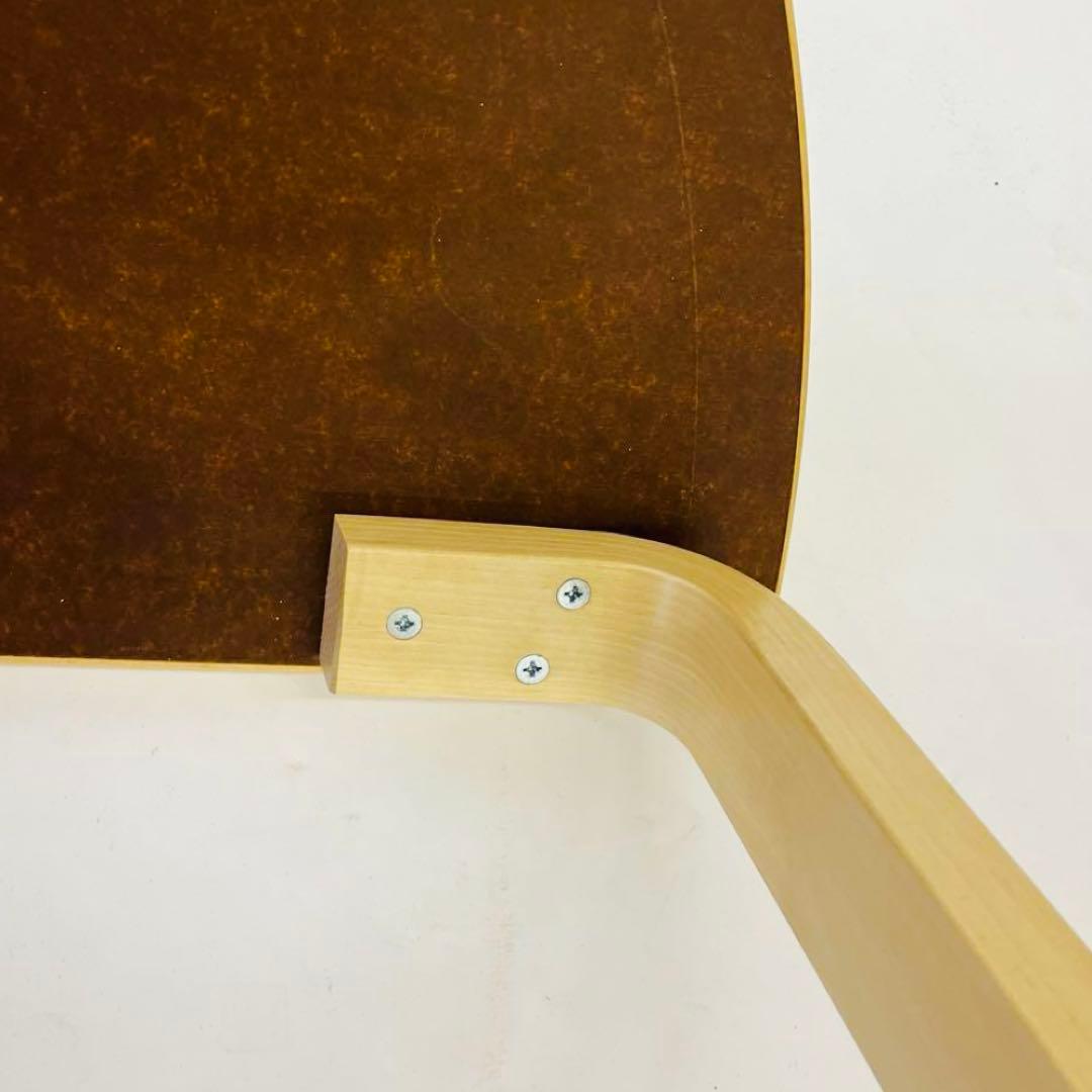 Artek テーブル 95 半円 Alvar Aalto ホワイトラミネート