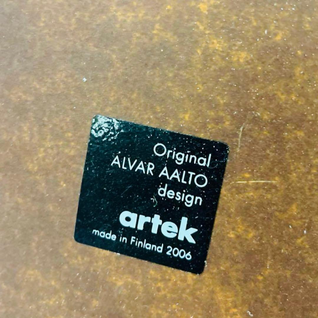 Artek テーブル 95 半円 Alvar Aalto ホワイトラミネート