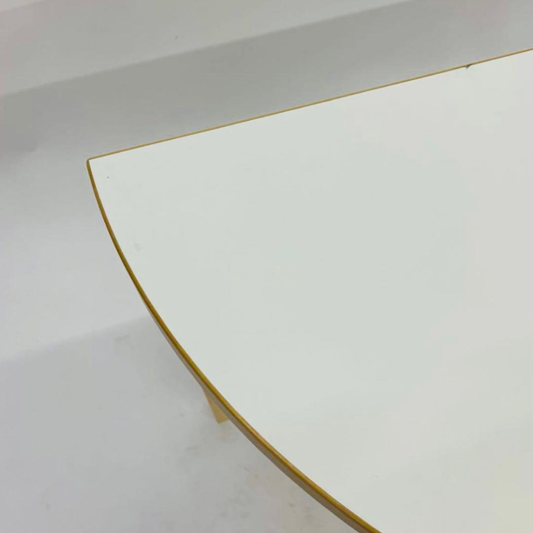 Artek テーブル 95 半円 Alvar Aalto ホワイトラミネート