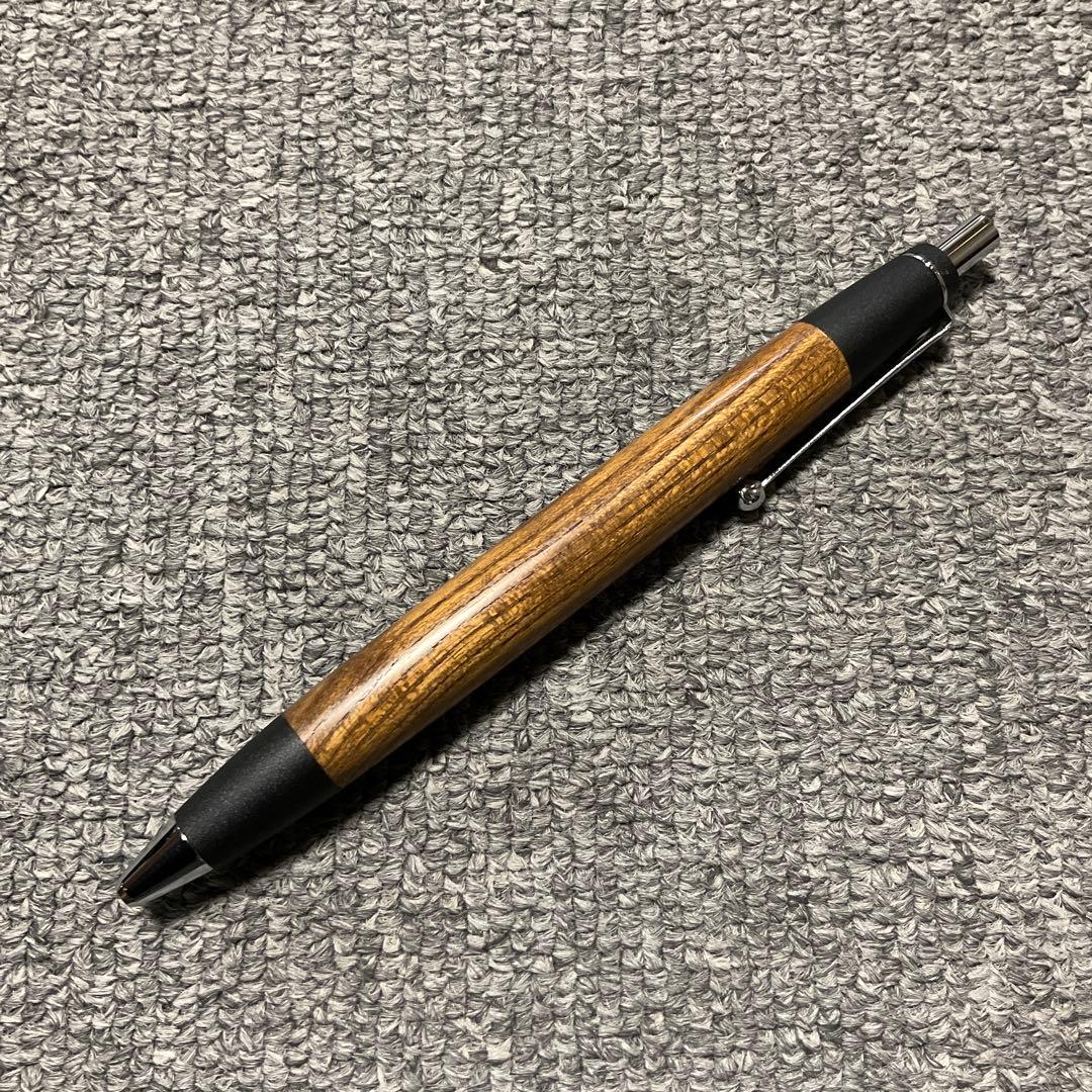 野原工芸 槐 えんじゅ スタンダードボールペン 玉クリップ ゴールド