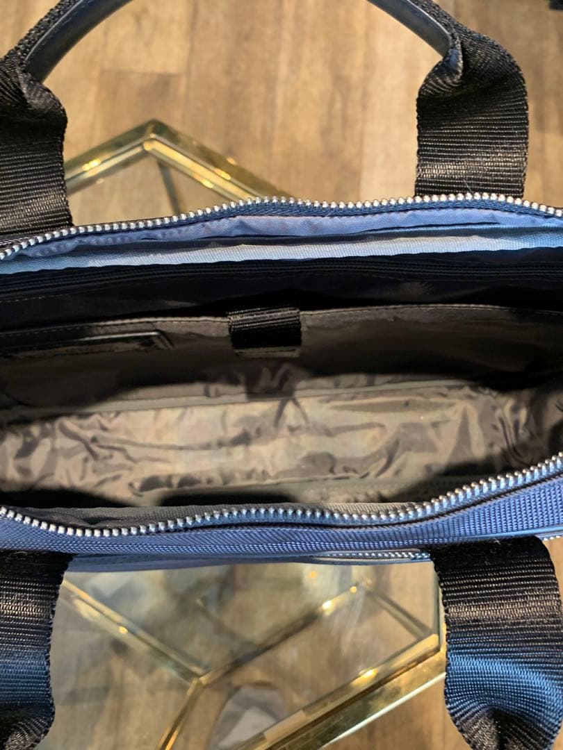 【新品未使用】HUNTING WORLD ダークネイビーグレー ビジネスバッグ