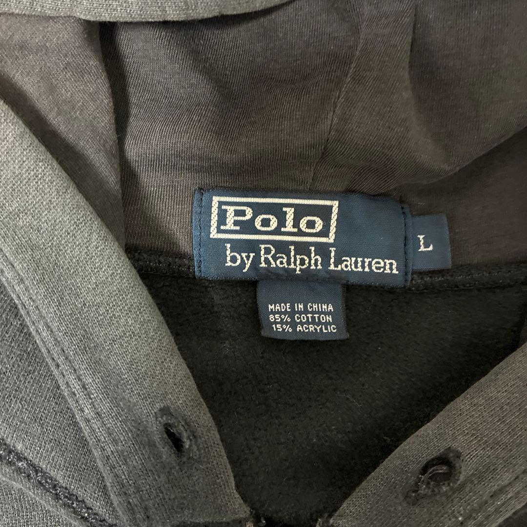 90s Polo by Ralph Lauren ジップパーカー 黒