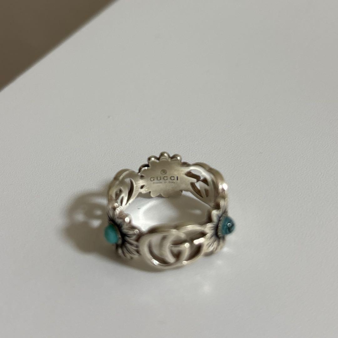 美品✨ グッチ ダブルG マザーオブパール リング SV925 シルバー