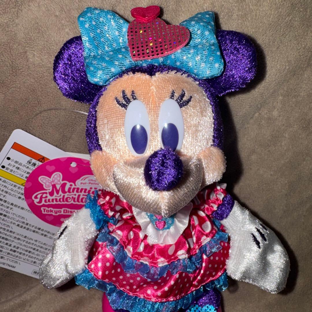 ディズニーランド パルパルーザ ミニーちゃん ぬいぐるみバッジ - メルカリ