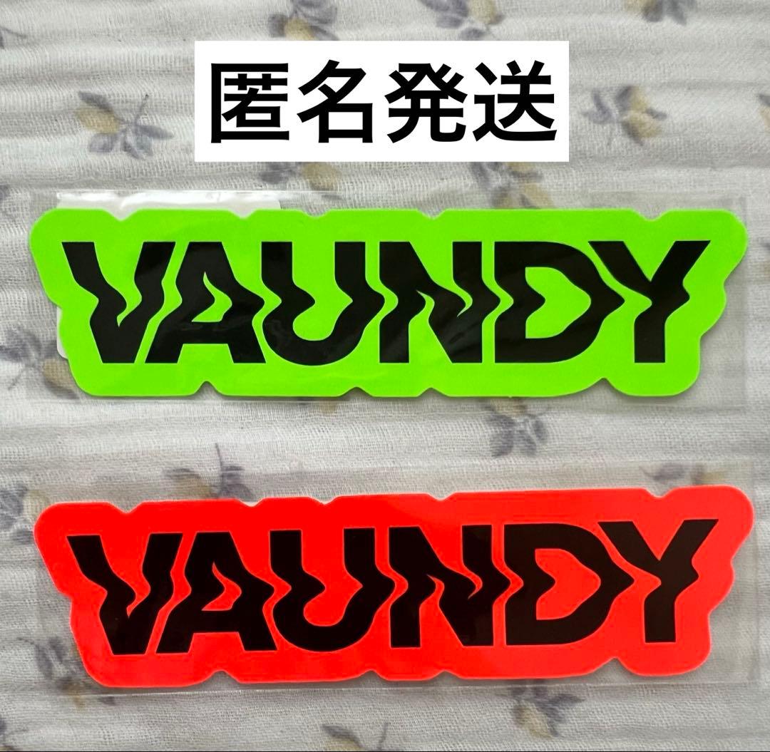 VAUNDY ステッカー オレンジ グリーン - メルカリ