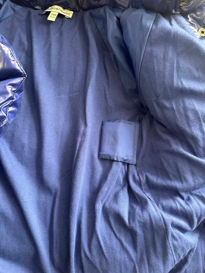 90cmエンポリオアルマーニ　ダウンジャケット　キッズ　ベビー　コート 男の子