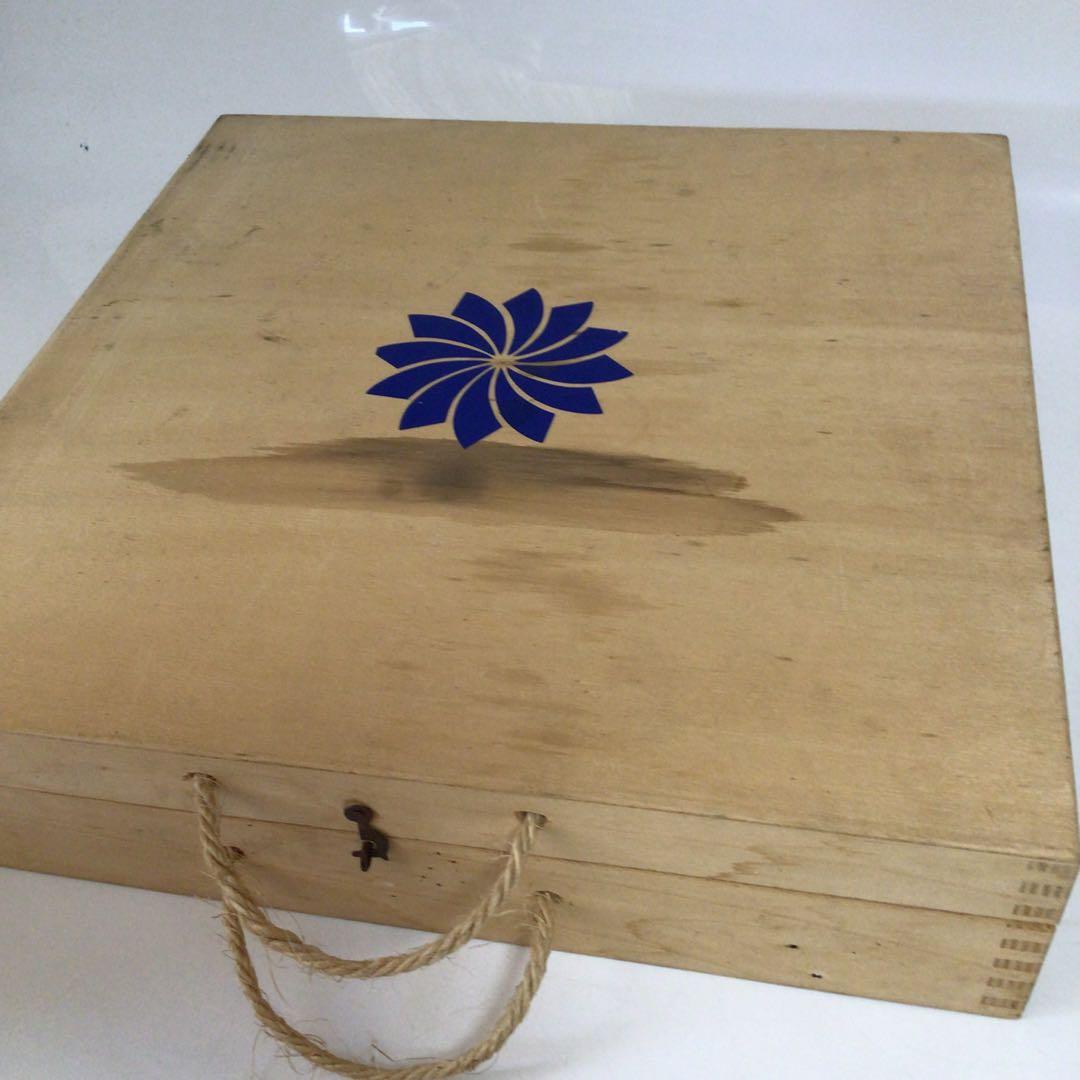 希少】 sun motoyama 大皿 花柄陶器皿 木箱付き - メルカリ