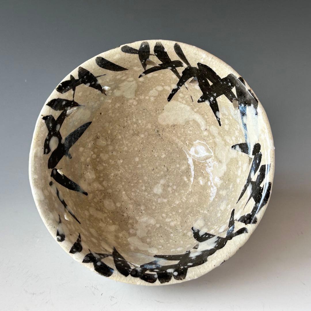 茶道具　乾山写　雪笹　菓子鉢　浅見安兵衛　共箱　大正　昭和　陶芸　京焼